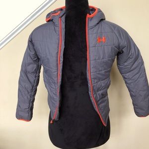 Under Armour Boys size 7 coat like new condition